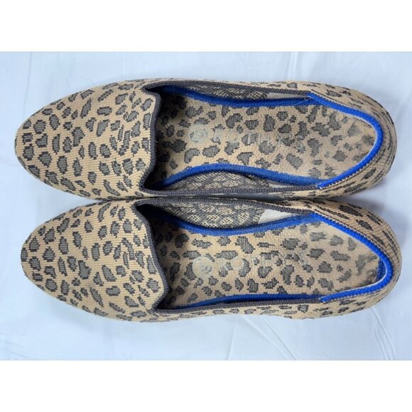 Rothys Spotted Leopard Print Loafers Slip On Round Toe Animal size 8 - Picture 3 of 12